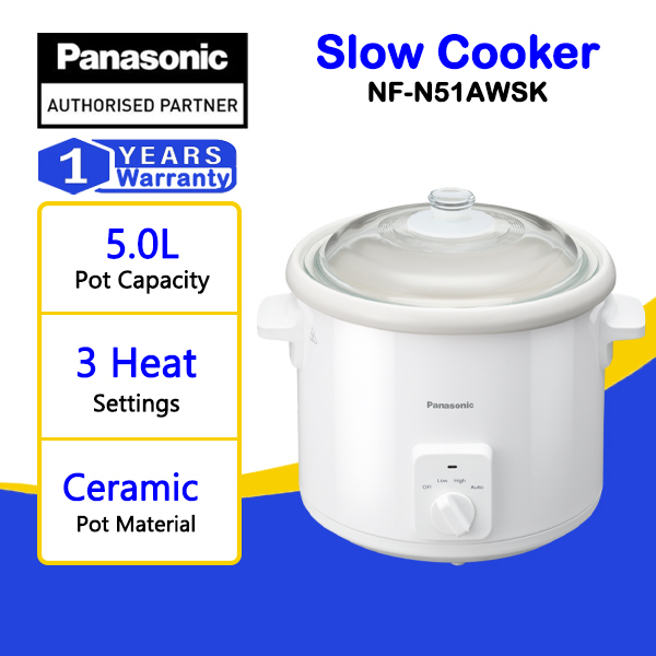 PANASONIC 5.0L SLOW COOKER NFN51AWSK Shopee Malaysia