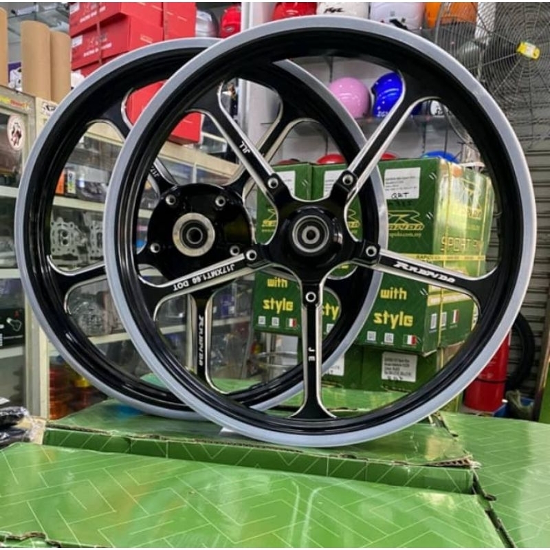 Rapido Sport Rim 525 Y15ZR ( 5 Lubang Disc Depan dan Belakang ...