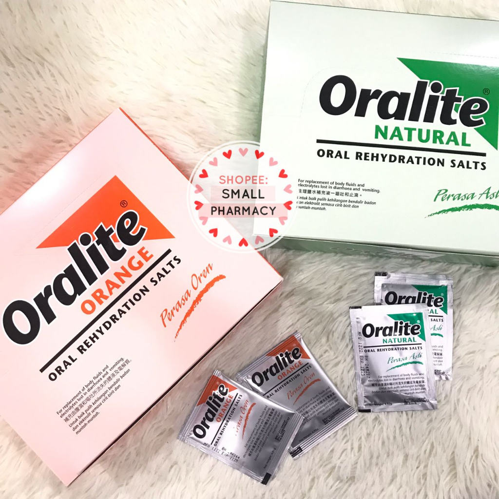 1 packet of Oralite ORS Plus Oral Rehydration Salt (Orange / Regular