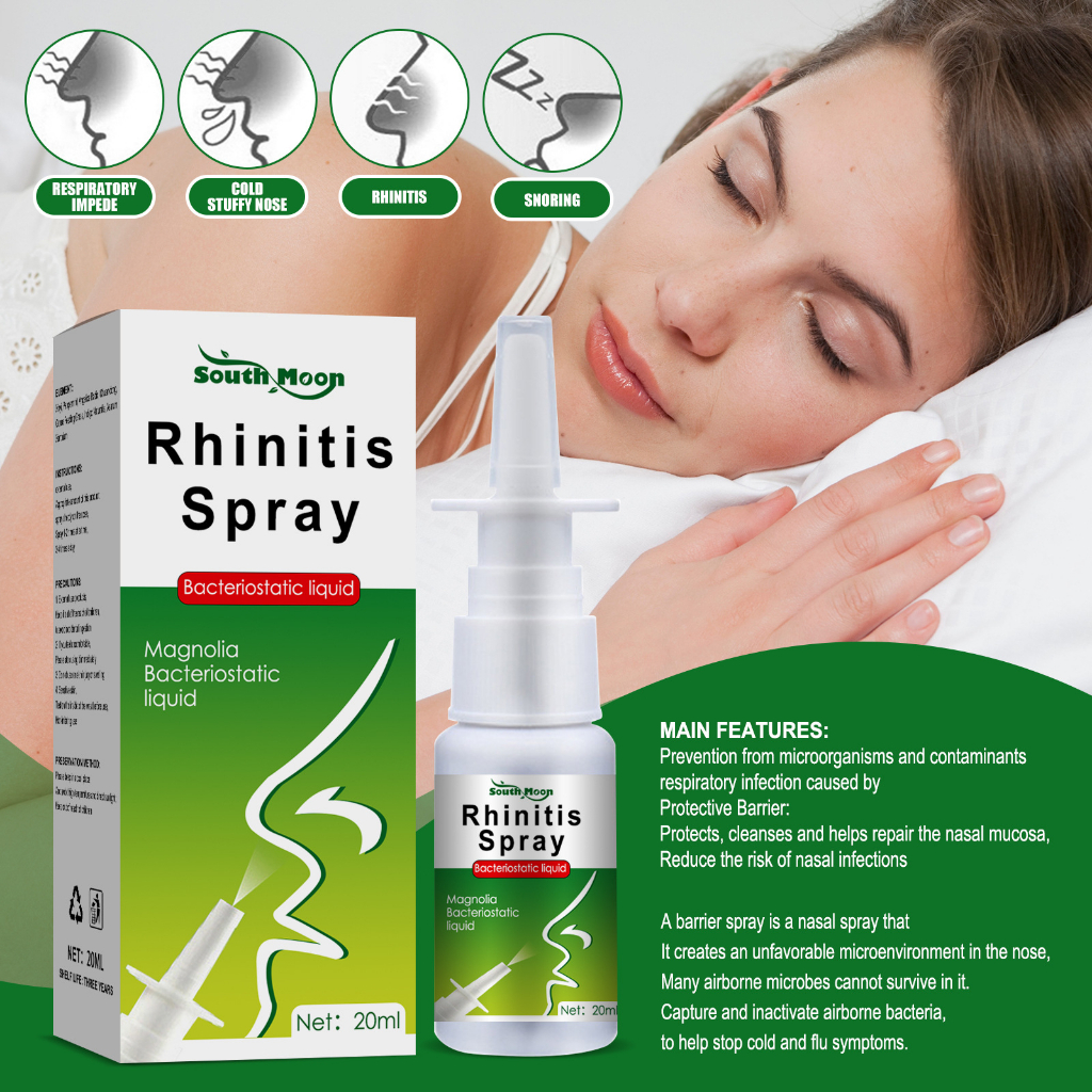 100% Effective 20ml Snoring Spray relieving NASAL SNORING RHINITIS ...