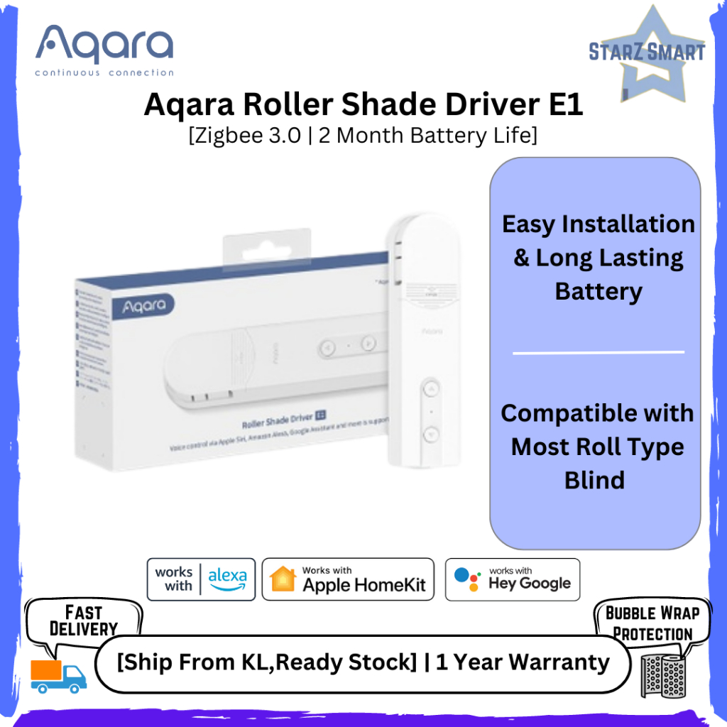 Aqara Roller Shade Driver E1 Long Last Battery Global Version 1