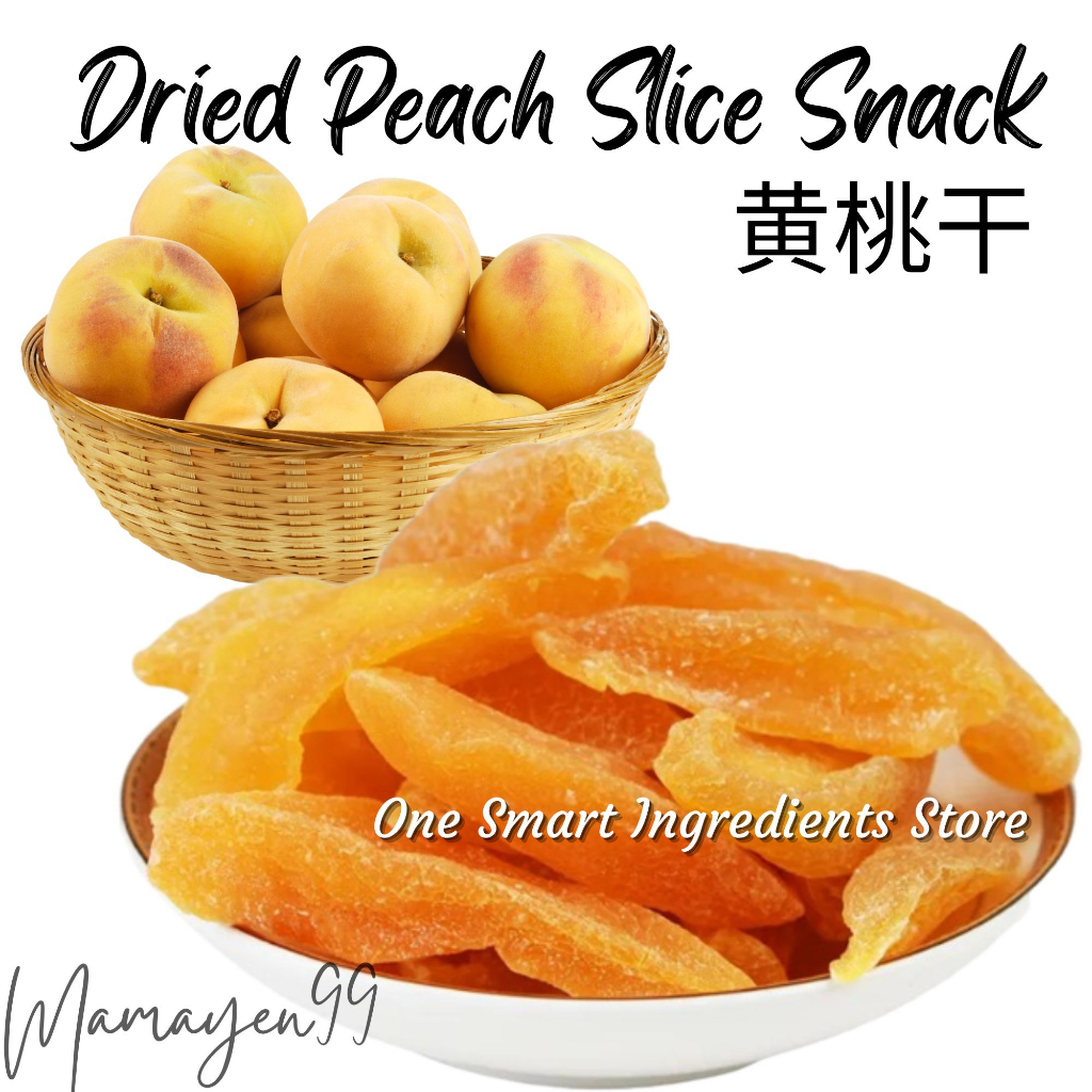 Dried Peach Slice 黄桃干| Ready to Eat Snack | Dehydrated Peach Slice ...