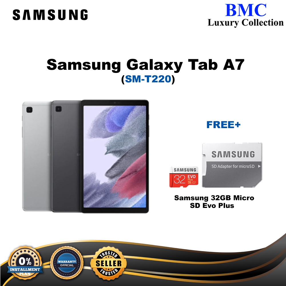 Samsung Galaxy Tab A7 Lite (Wifi)( SMT220 ) ( 4GB + 64GB ) With 32gb