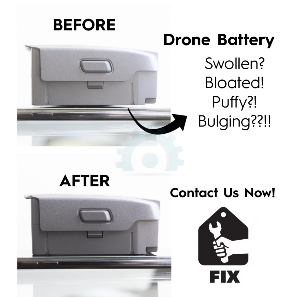 DJI Drone Battery Fix Swollen Bloated Puffy Bulging Bengkak Shopee