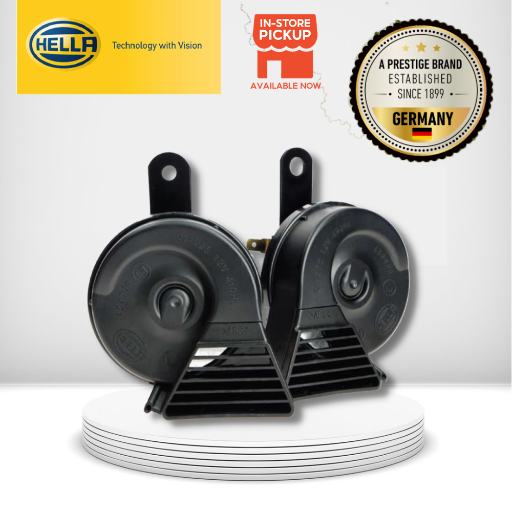 HELLA Waterproof Trumpet Horn 110dB 3FH 011 225181 Shopee Malaysia