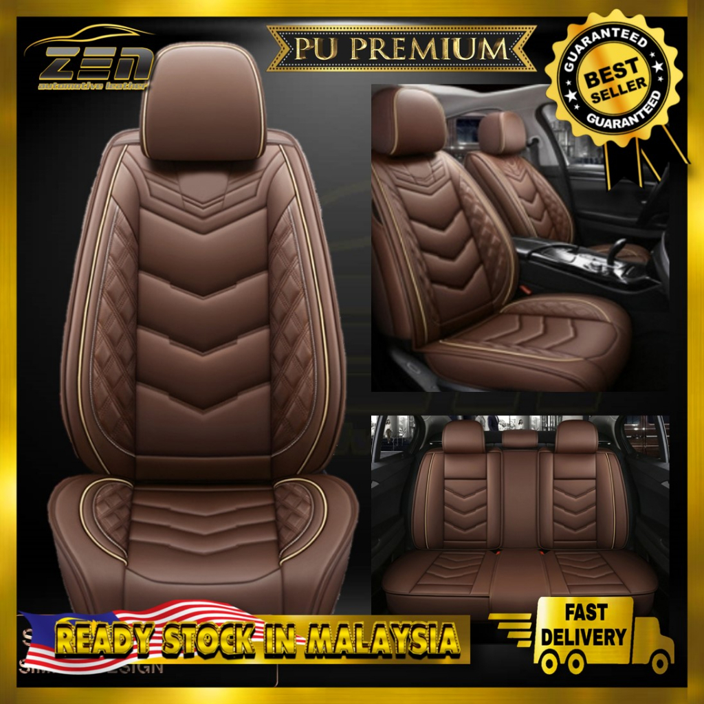 ZEN Gaming (GM1) Universal Car Leather Seat Cover 5Seater Front