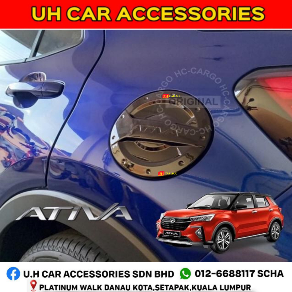 PERODUA ATIVA FUEL CAP OUTER FUEL COVER DOUBLE TAPE PROVIDED 3M PIANO ...