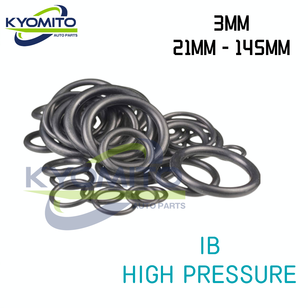 3MM NBR 90 Sealing Nitrile 90 Durometer ORing 丁腈橡胶 90 硬度计 O型圈 ID 21MM