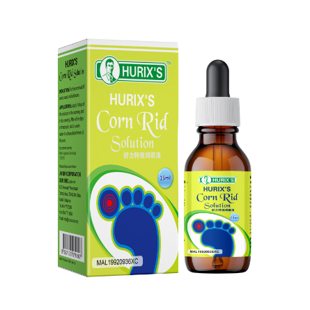 HURIX'S CORN RID SOLUTION 15ML (EXP:30/6/2023) | Shopee Malaysia