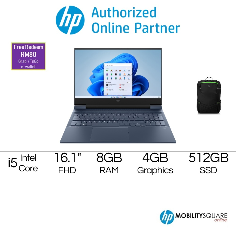 HP Victus 16d1069TX Gaming Laptop [ Redeem RM80 tngo e Credit