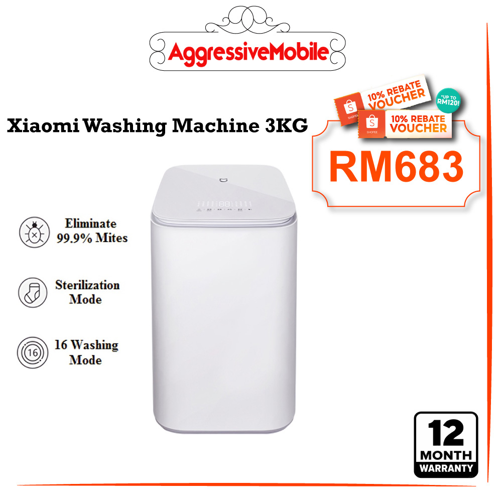 Xiaomi Washing Machine Pro 3KG [Barrel Selfcleaning Multiple wash
