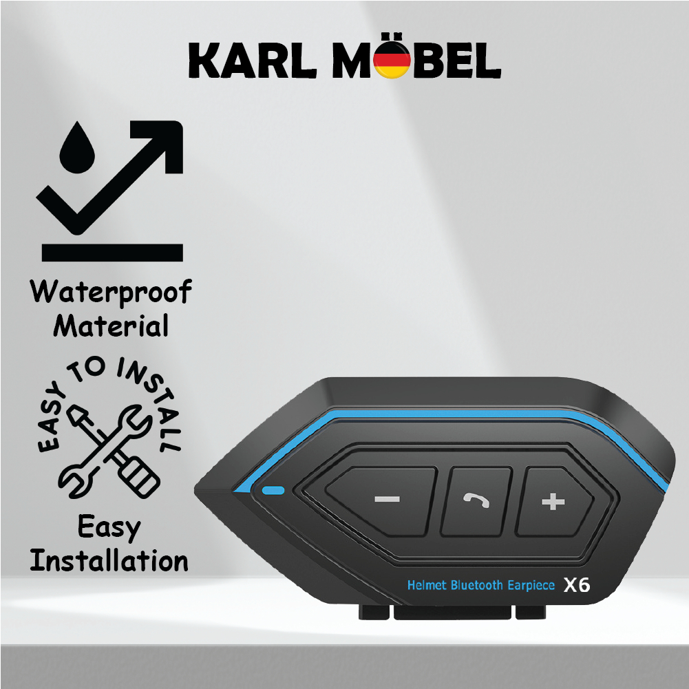 X6 Helmet Headset Motorbike BT Helmet Headphone Motorcycle Bluetooth