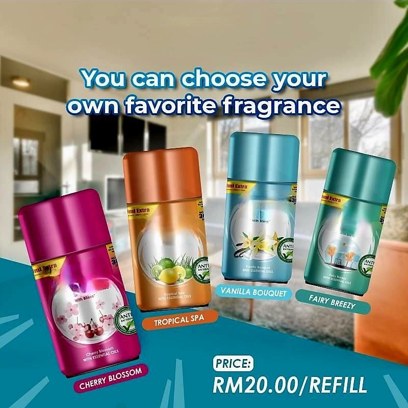 [ Sale ] Original Hq Refill Pewangi Rumah & Bilik 300ml 