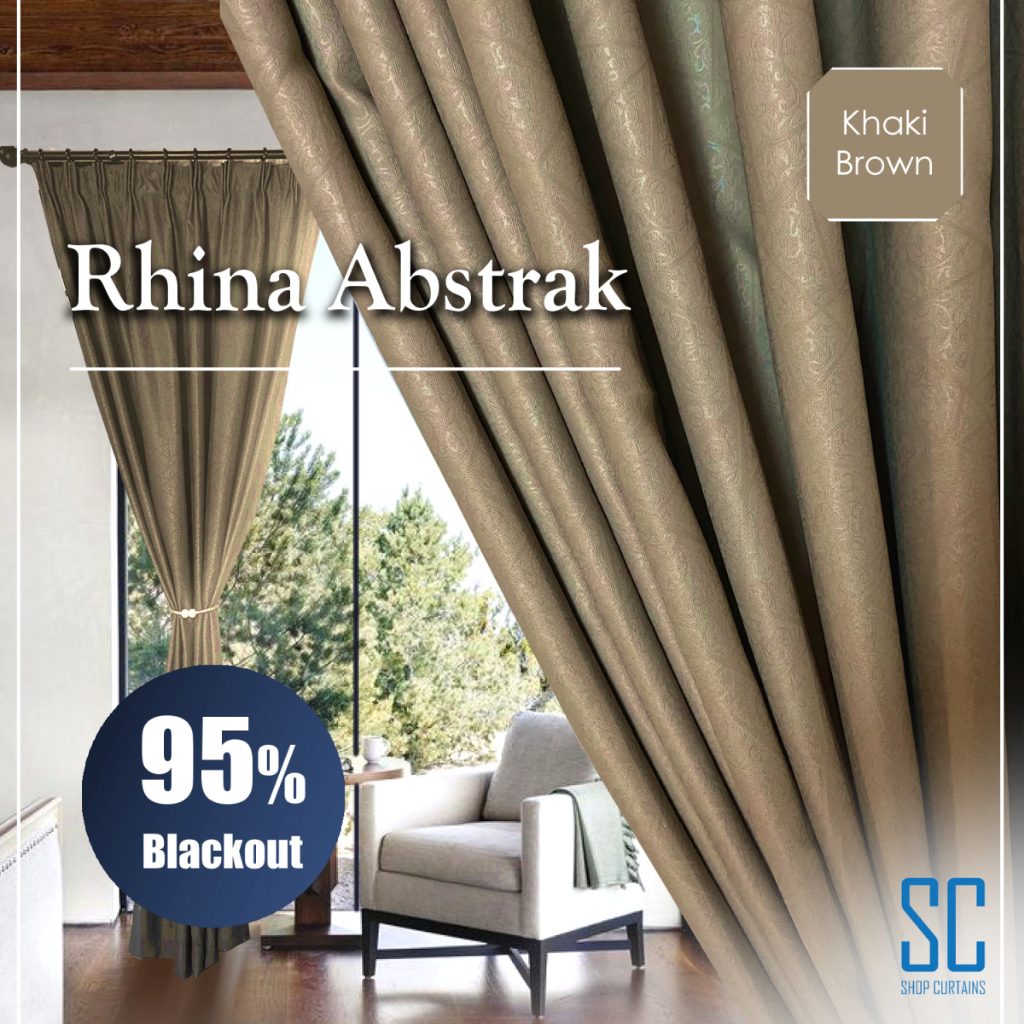 825 Sale | 3D RIHNA ABSTRAK | Corak Berbunga Jenis Abstrak Langsir ...