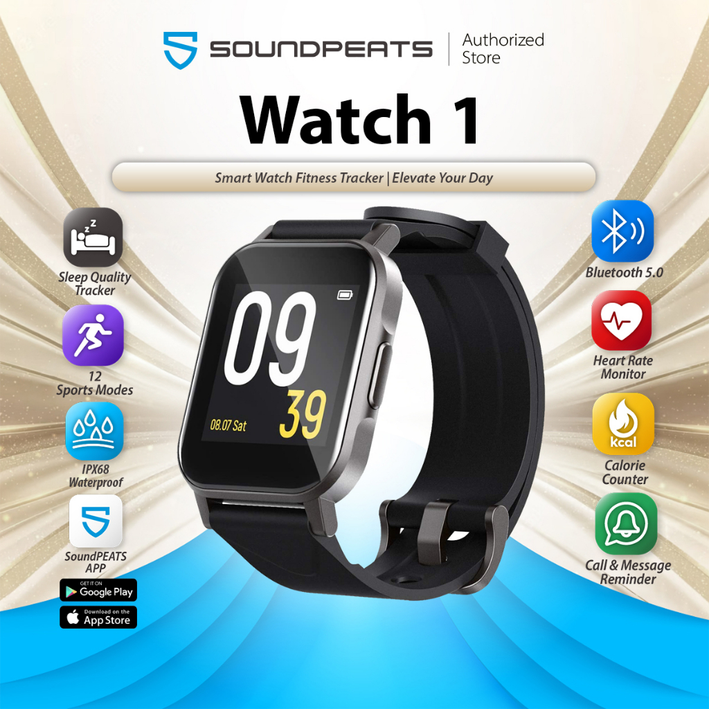 Soundpeats smart watch online fitness tracker