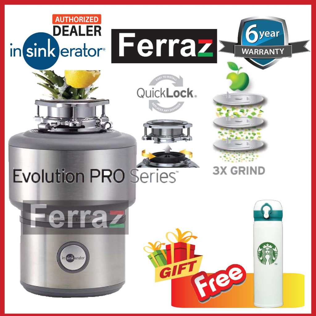 INSINKERATOR Evolution 200 Waste Disposer FOOD WASTE DISPOSAL ISE 200