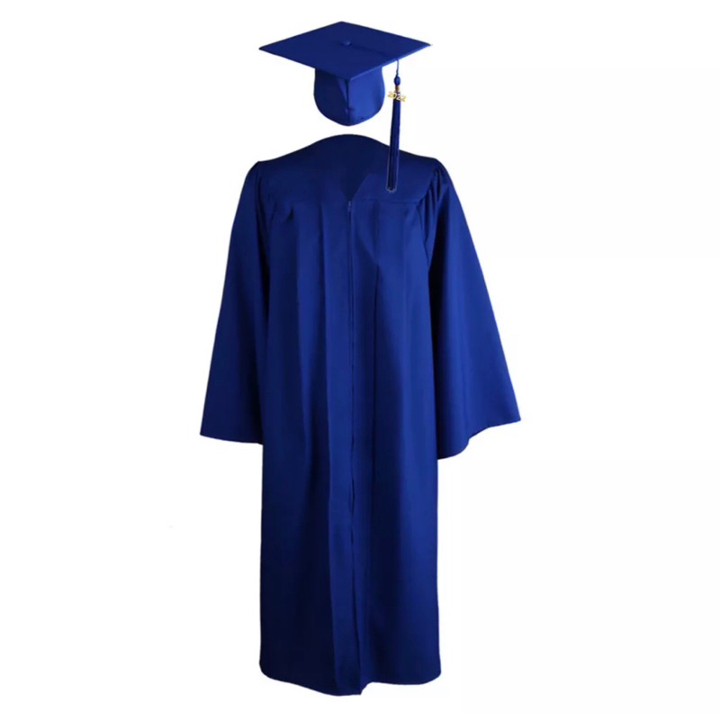 Jubah Konvo Dewasa Academic Graduation Gown With Mortarboard Robe for ...