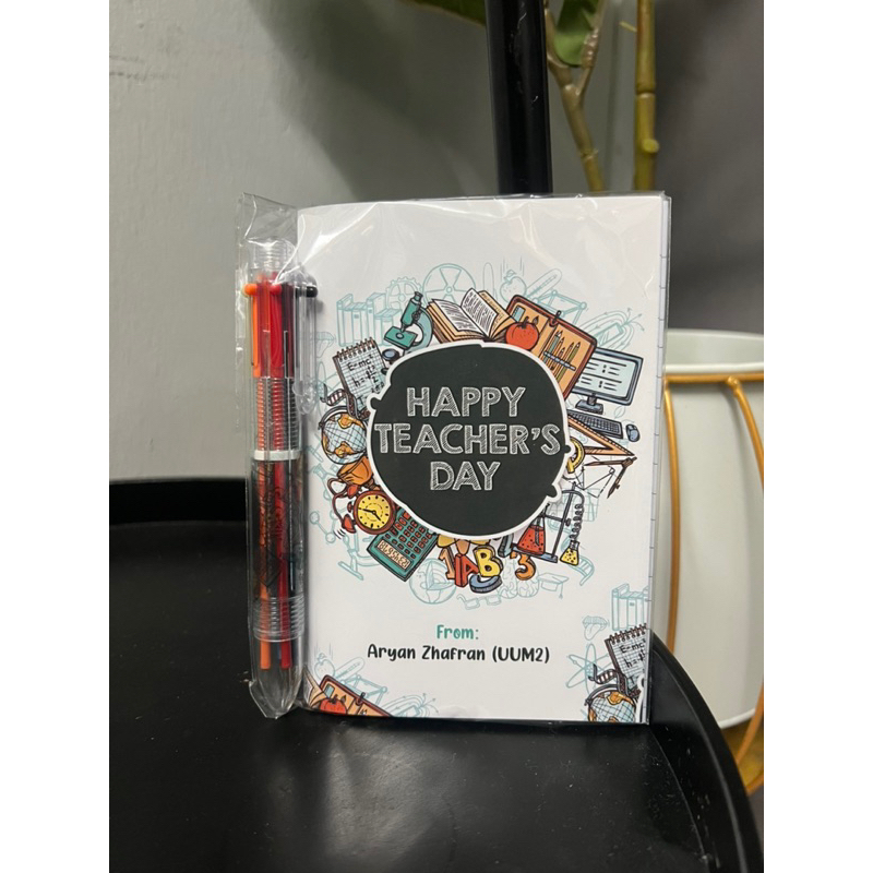 Teachers Day Gift / Hadiah Hari Guru Custom Note Book | Shopee Malaysia