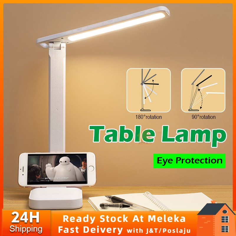 Adjustable Study Table Lamp Learning LED Desk Lamp USB Charging Lampu ...