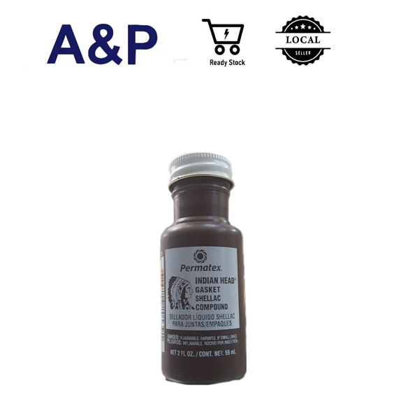 PERMATEX INDIAN HEAD GASKET SHELLAC COMPOUND (59ML) | Shopee Malaysia