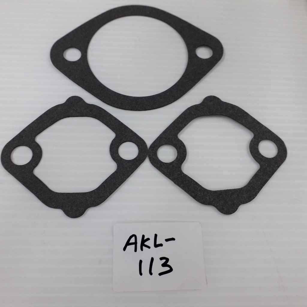 (3PCS SET AKL113) GASKET PAPER FOR THERMOSTAT HOUSING & AC PUMP FOR
