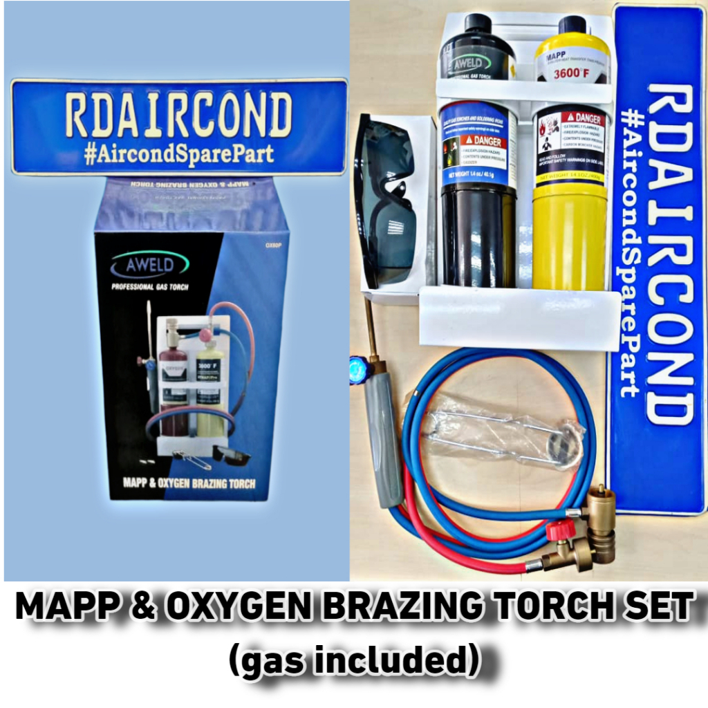 MAPP & OXYGEN BRAZING TORCH SET (gas included) Shopee Malaysia