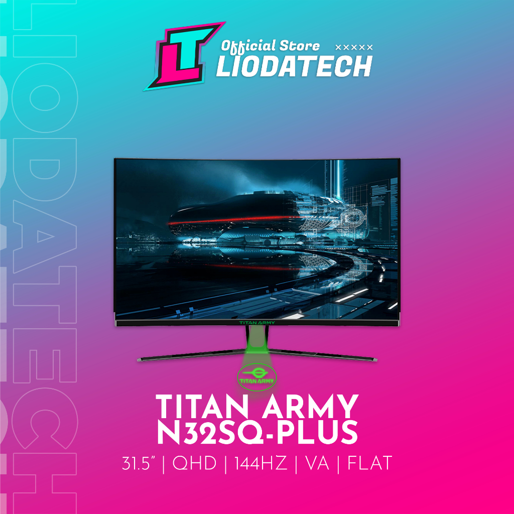 TITAN ARMY 32" Samsung VA Curved 165Hz 2K QHD Gaming Monitor (N32SQ