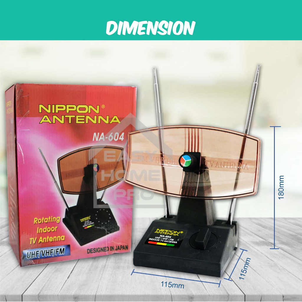 NIPPON NA604 DIGITAL TV ANTENNA INDOOR ANTENNA WATCH MYTV