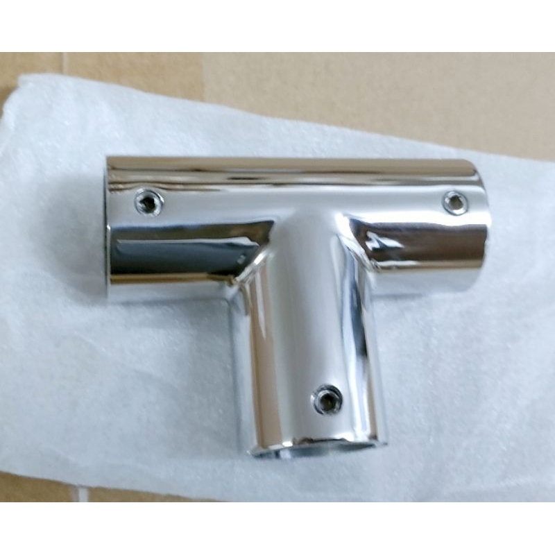 T Joint 19mm Stainless Steel Glass Shower Screen Stabilizer Bar SUS304 ...
