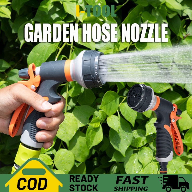 ITOOL Water Hose Nozzle Garden Spray Nozzle Hose Multifunction Garden