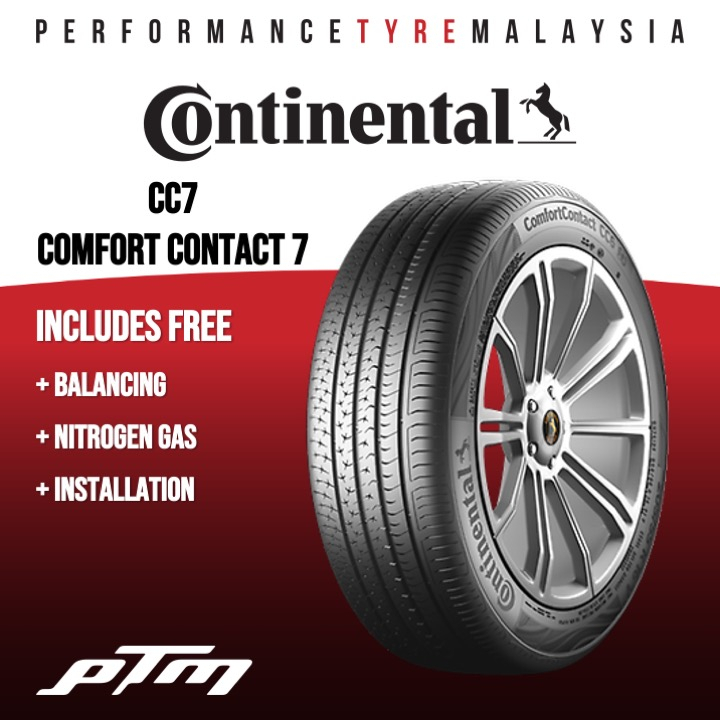 175/65R14 Continental Comfort Contact 7 CC7 Tyre Myvi, Axia, Iriz ...