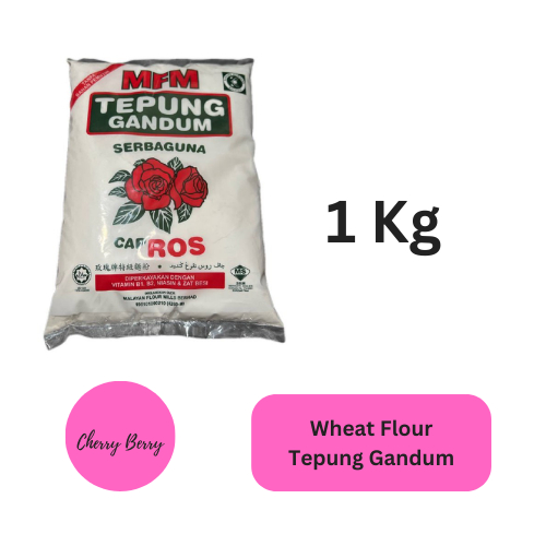 Tepung Gandum / Wheat Flour (Cap Ros) {1KG} | Shopee Malaysia