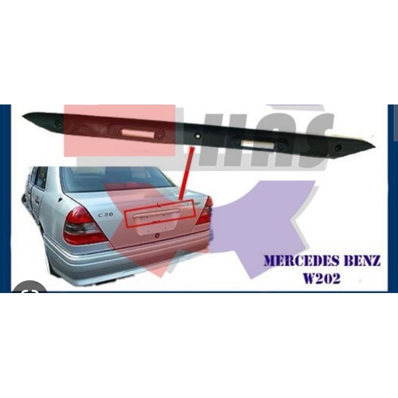 w202 REAR moulding (1PC) BRAND NEW TRUNK LID BOOT HANDLE