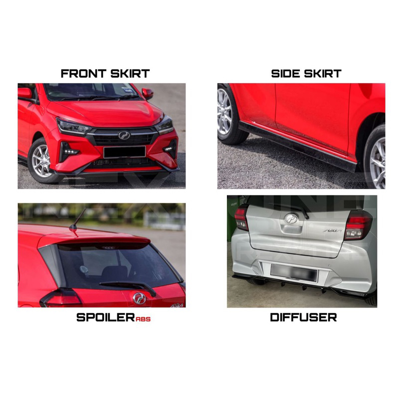 PERODUA AXIA 2023 FULLSET DIFUSSER | Shopee Malaysia