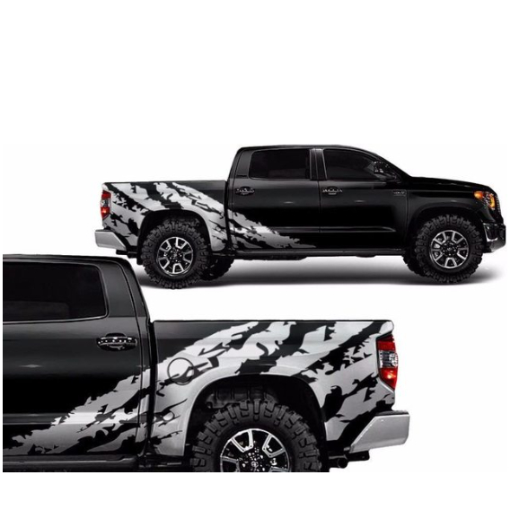 SIDE BODY STCKER FOR TOYOTA HIUX REVO VIGO REGUO MITSUBISHI TRITON ...