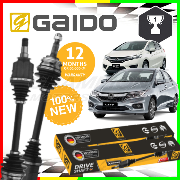 GAIDO Drive Shaft Honda City GM6 T9A, Jazz GK T5A Auto (Warranty 1Year