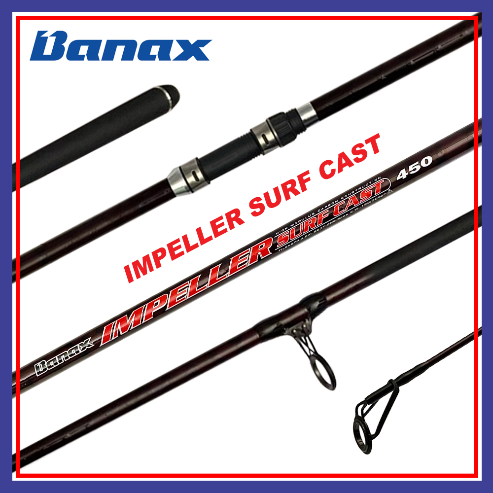 14'7ft-16'4ft Banax Impeller Surf Cast Fishing Rod Pantai 15 Kaki TCE  Tackles