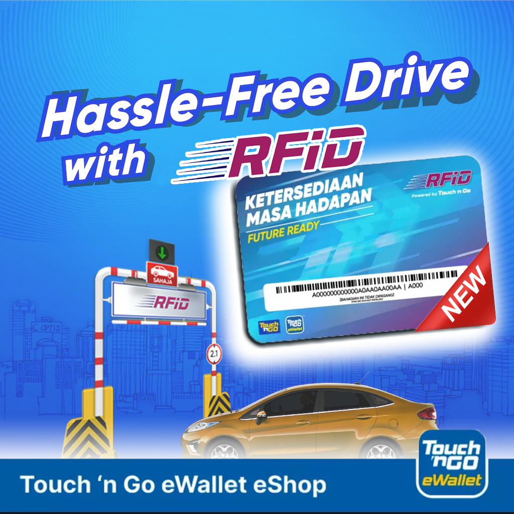 RFID Touch n Go SelfFitment RFID STICKER MY RFID Holder RFID TNG Go