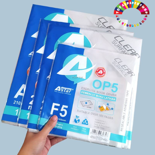 Astar Activity Plastic Book Cover Exercise Book F5/Text Book/Activity