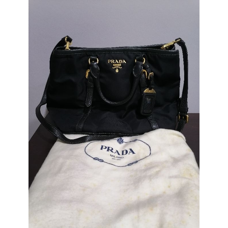 Second Hand Prada Crossbody Bag (Black) Shopee Malaysia