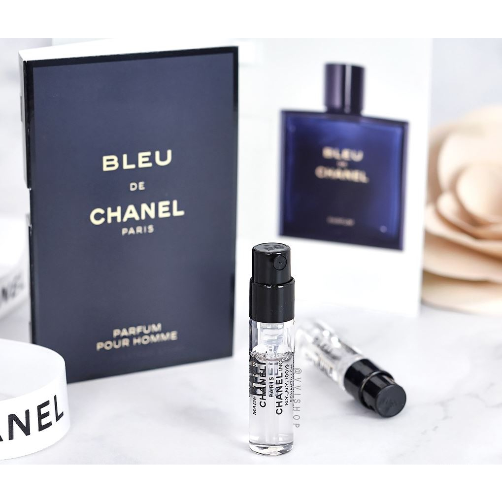 Chanel Blue De Chanel EDP & Homme Sport EDT Sample Spray 1.5m / 0.05oz Each  