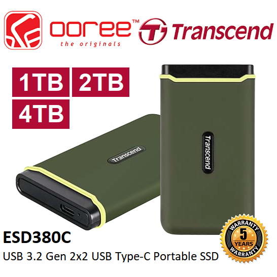 Transcend ESD380C disque dur SSD externe USB 3.2 Gen 2 type