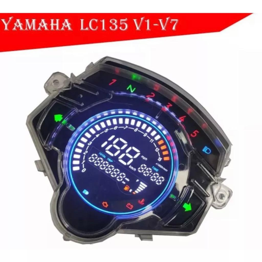 LC135 V2 V3 V4 V5 V6 V7 4S/5S Digital Meter Full LED Meter Speedometer ...