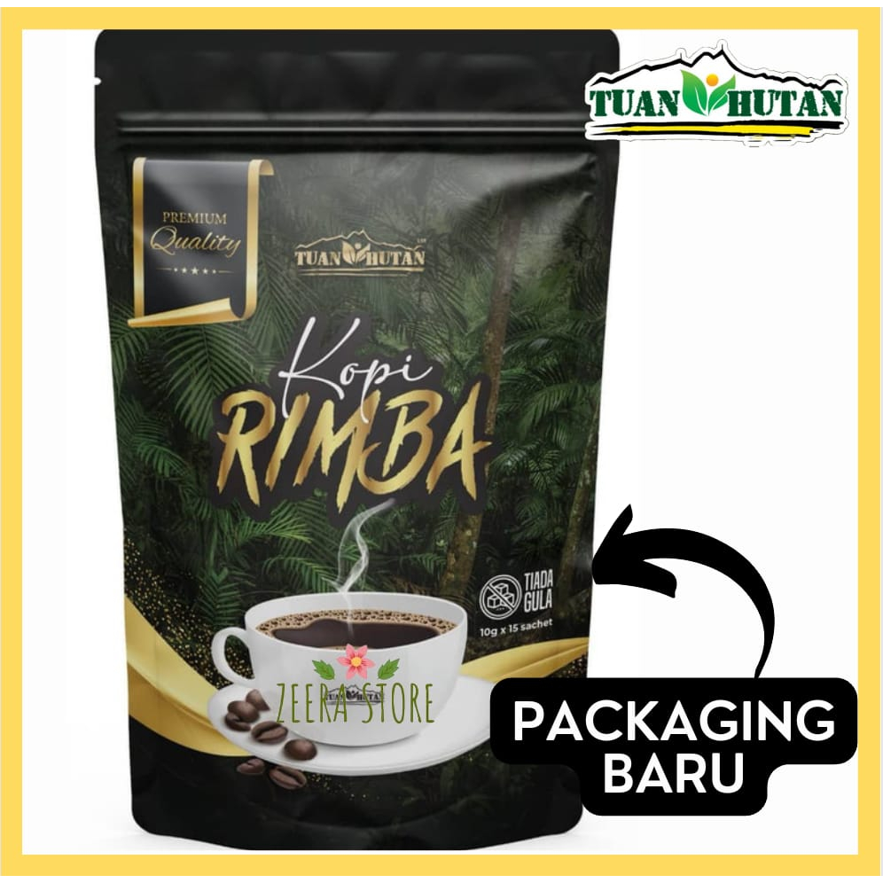 KOPI RIMBA Tuan Hutan Versi Baru Ubi Rencang Tembaga Tongkat Ali Teja ...