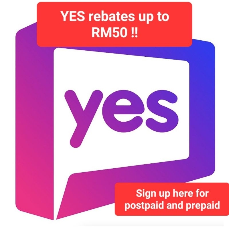 YES Prepaid and Postpaid new Sign Up Shopee Malaysia