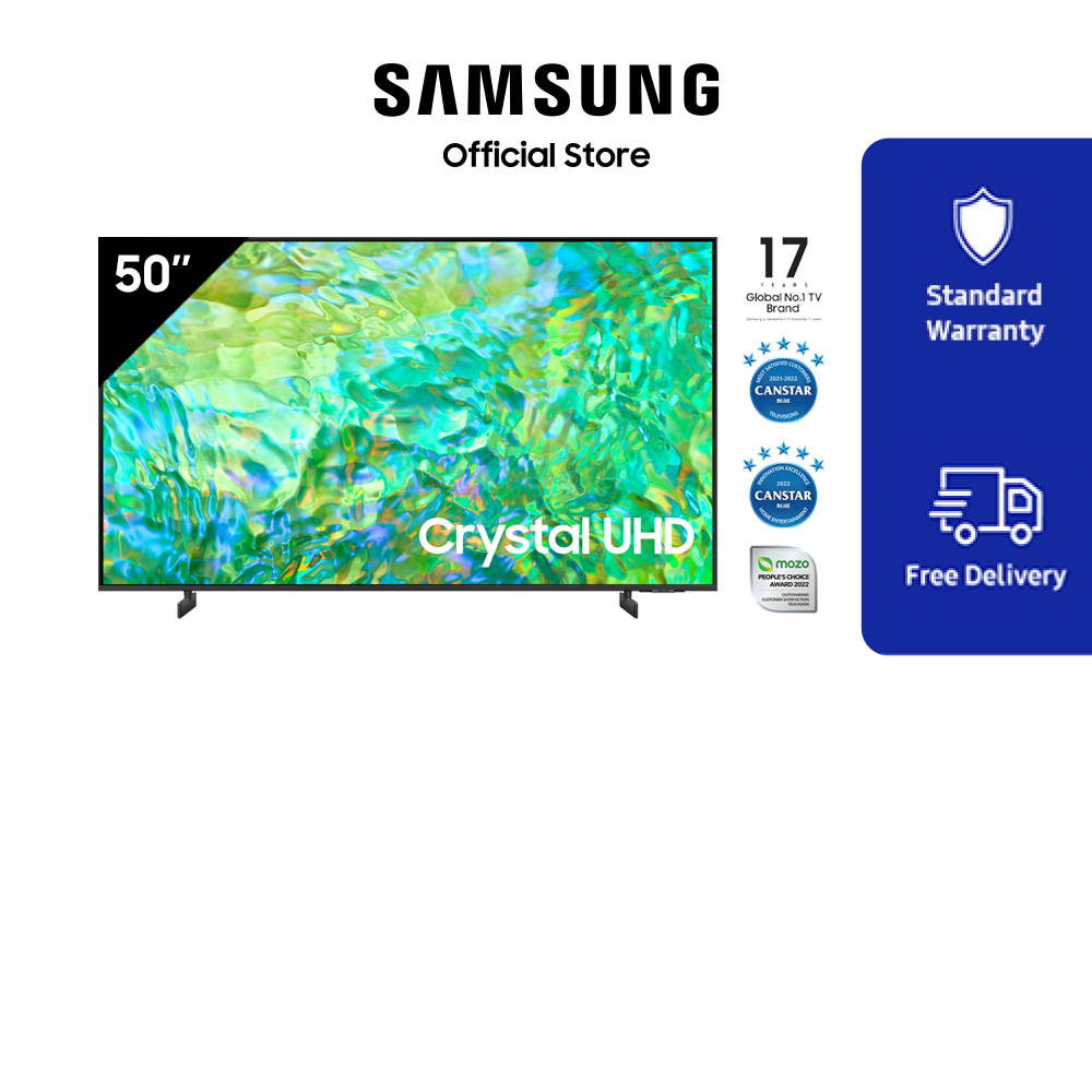 Samsung 50 Crystal Uhd 4k Cu8500 Smart Tv Dynamic Crystal Color Airslim Smart Hub 5993