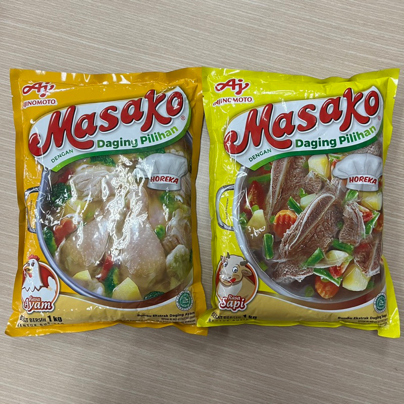 1kg Ajinomoto Masako Dengan Daging Pilihan Rasa Ayam Sapi Bumbu