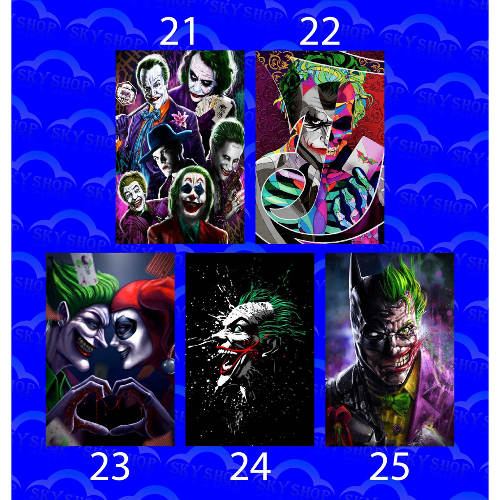 Sticker Joker Universal Size A4 (Joker 21~25) | Shopee Malaysia