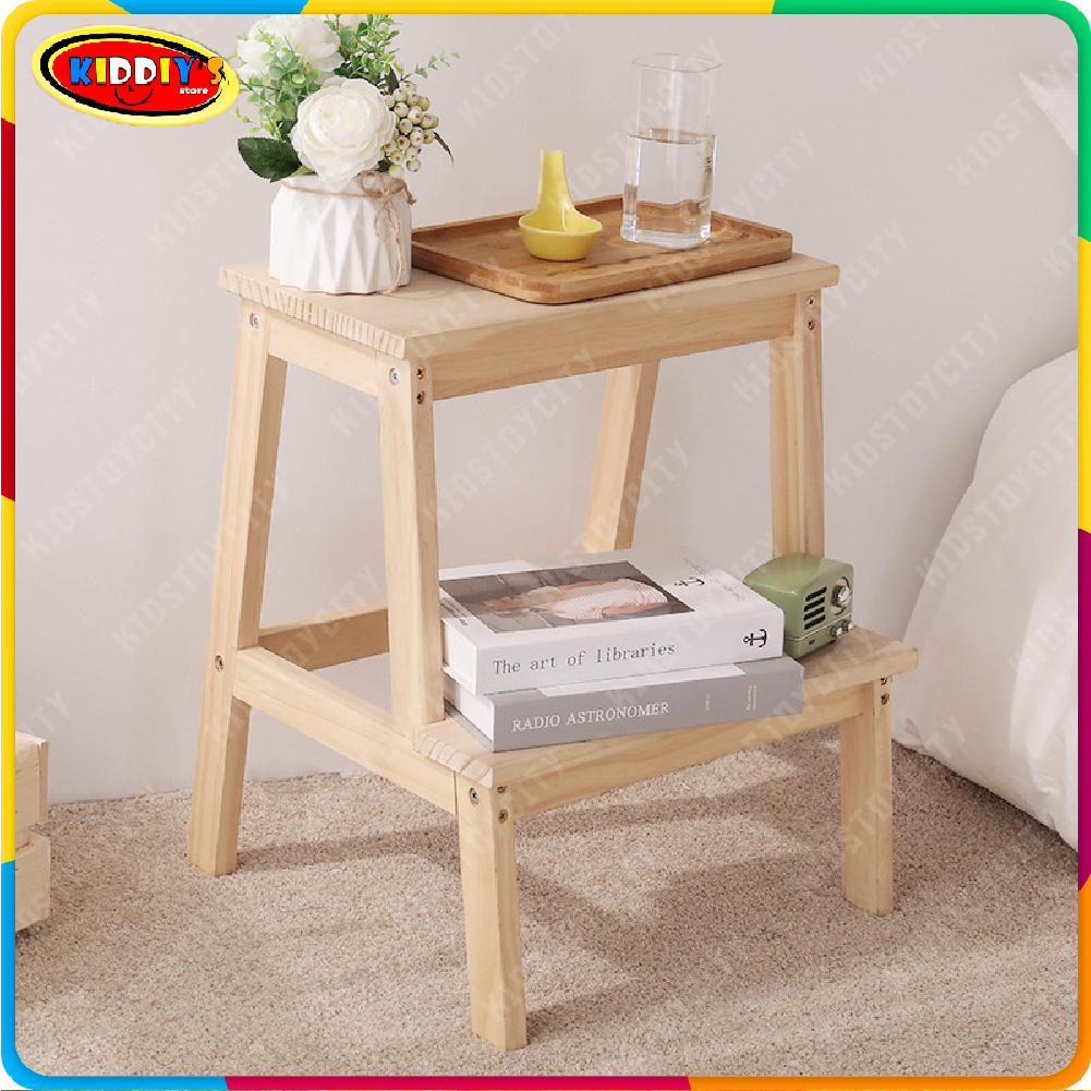 Solid wood step stool children's home ladder stool change shoes stool steps high and low stool