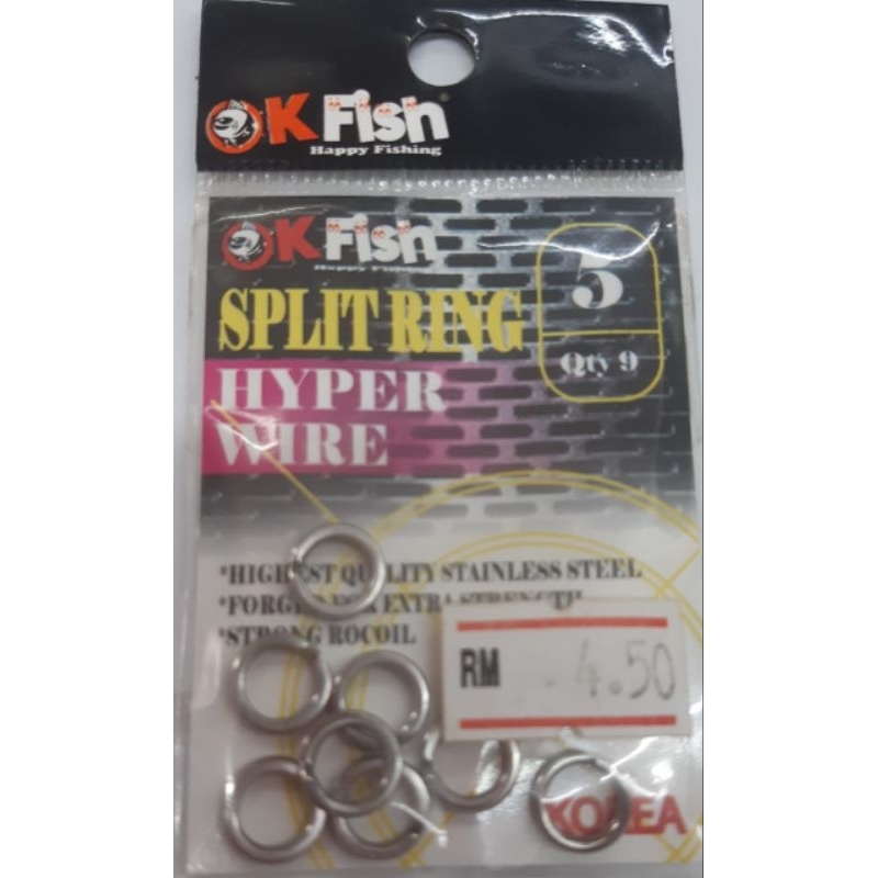 OKFISH SPLIT RING HYPER WIRE | Shopee Malaysia